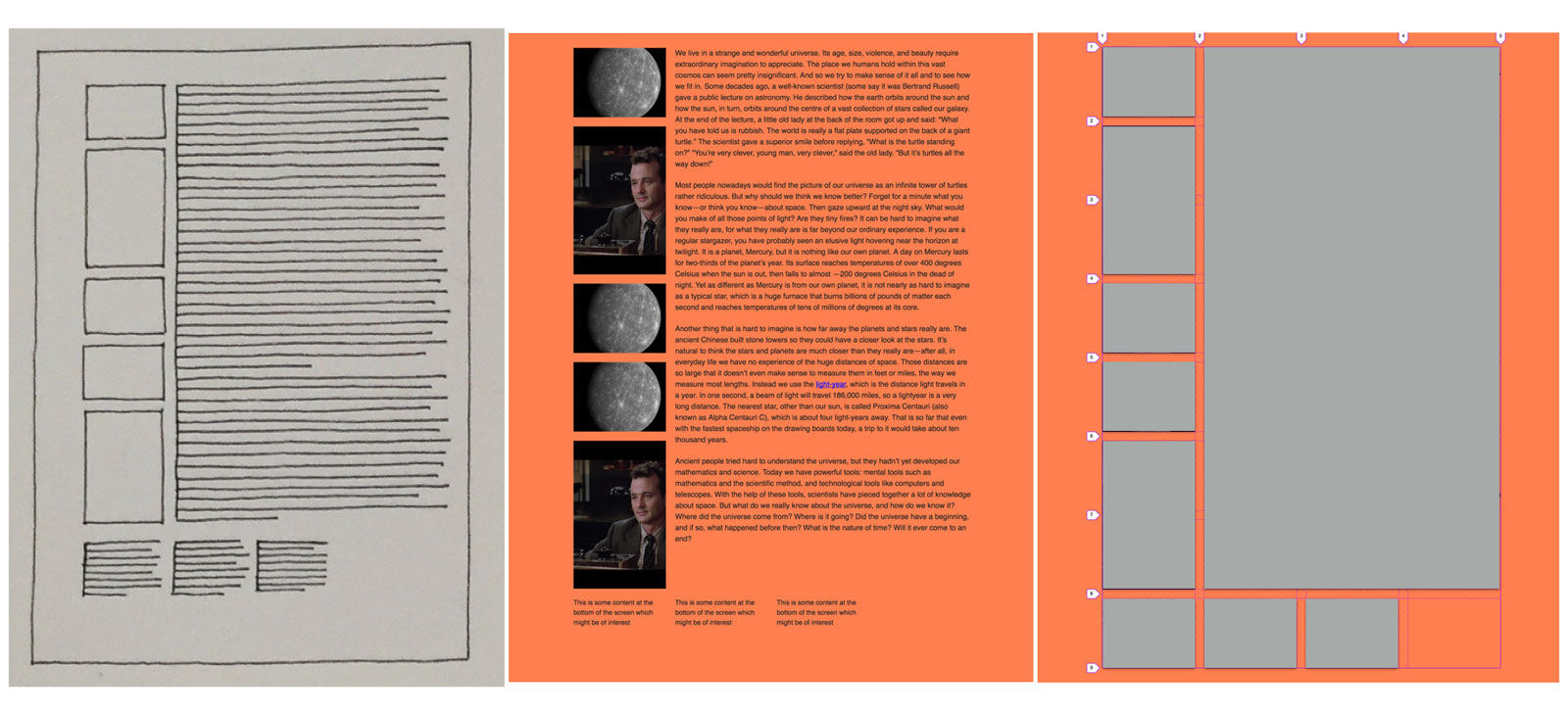 Cover image of Grid Systems Book created as web pages