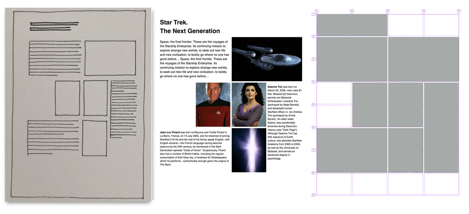Cover image of Grid Systems Book created as web pages